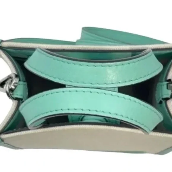 BNWT JIMMY CHOO MINI TOTE CROSSBODY ** Antique Jade - Picture 9 of 15